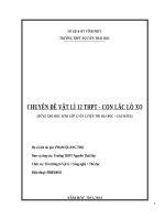 Chuyên đề con lắc lò xo