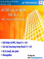 LẬP TRÌNH WINDOWS-bài 2 docx