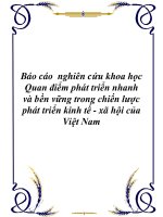 Báo cáo nghiên cứu khoa học 