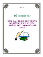 Đề tài triết học 