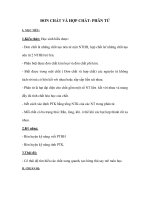 ĐƠN CHẤT VÀ HỢP CHẤT- PHÂN TỬ pdf