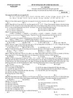 Thi thu DH chuyen Quang Binhco dap an pdf