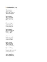 Thơ tình sinh viên ppt