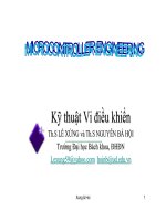 Kỹ thuật vi điều khiển-p1 potx