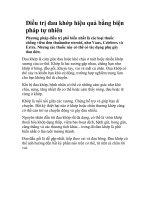 Điều trị đau khớp hiệu quả bằng biện pháp tự nhiên ppt