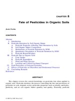 ORGANIC SOILS and PEAT MATERIALS for SUSTAINABLE AGRICULTURE - CHAPTER 8 docx