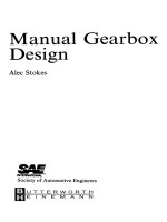 Manual Gearbox Design Part 1 pot