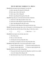 999 CÂU HỎI TRẮC NGHIỆM LÝ 12 - PHẤN 4 pdf