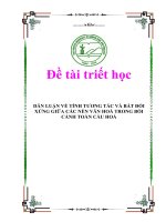 Đề tài triết học 