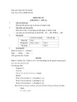 KIỂM TRA 45’ tin hoc 10 pps