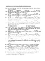 PHƯƠNG PHÁP 1. PHƯƠNG PHÁP BẢO TOÀN KHỐI LƯỢNG pps