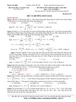 GIAI CHI TIET DE TS DH 2010 pptx