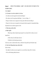 Dạng 5PHẢN ỨNG OXIHOA – KHỬ - CÁC BÀI TOÁN VỀ PHẢN ỨNG OXI HÓA KHỬ pdf