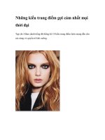 Những kiểu trang điểm gợi cảm nhất mọi thời đại docx