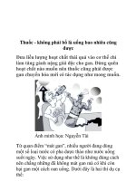 Thuốc - không phải bổ là uống bao nhiêu cũng được ppt