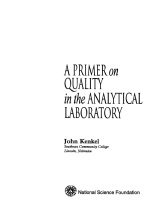 A Primer on Quality in the Analytical Laboratory potx