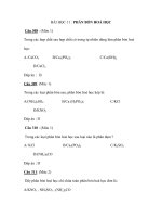 BÀI HỌC 11 : PHÂN BÓN HOÁ HỌC pps