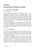 Environmental Toxicology : Biological and Health Effects of Pollutants - Chapter 2 pptx