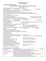 DE KIEM TRA HOC KI I Sinh 8 pptx