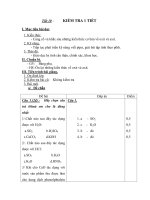 Tiết 10 : KIỂM TRA 1 TIẾT ppsx