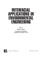 INTERFACIAL APPLICATIONS IN ENVIRONMENTAL ENGINEERING - CHAPTER 1 pot