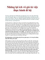 Những lợi ích vô giá từ việc thực hành đi bộ potx