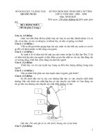 De thi HSG Mon Sinh hoc - lop 9 potx