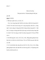 Đề số 7: Môn thi: Hoá Học pot