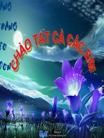 Giáo án điện tử môn sinh học: sinh học lớp 12- Bài 16- Di truyền ngoài nhiễm sắc thể potx