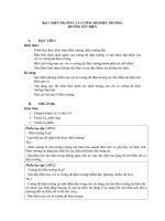 Bài 3. ĐIỆN TRƯỜNG VÀ CƯỜNG ĐỘ ĐIỆN TRƯỜNG ĐƯỜNG SỨC ĐIỆN potx