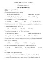 ĐỀ THI HỌC KÌ I LỚP 11 Năm học 2009-2010 THPT Chu Văn An docx