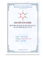 skkn rèn kỹ năng giải bài tập về công thức