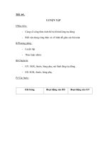 Tiết 64 . LUYỆN TẬP potx