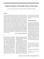 Phẫu thuật điều trị bệnh di căn xương đùi pot