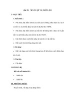 Bài 49- MẮT CẬN VÀ MẮT LÃO potx