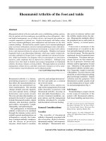 Viêm khớp dạng thấp của chân và mắt cá docx
