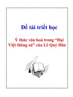 Đề tài triết học 