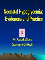 neonatal hypoglycemia