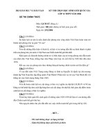 KỲ THI CHỌN HỌC SINH GIỎI QUỐC GIA LỚP 12 THPT NĂM 2006 docx