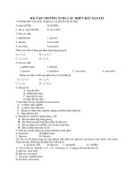 BÀI TẬP CHƯƠNG XVIII. CÁC HỢP CHẤT GLUXIT pot