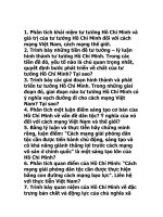 Đề cương câu hỏi ôn tập tư tưởng Hồ Chí Minh pptx