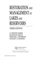 RESTORATION AND MANAGEMENT OF LAKES AND RESERVOIRS - CHAPTER 1 potx
