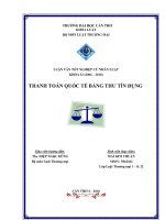 thanh toán quốc tế bằng thư tín dụng
