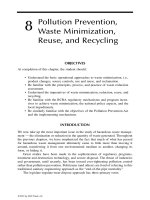 BASIC HAZARDOUS WASTE MANAGEMENT - CHAPTER 8 ppt