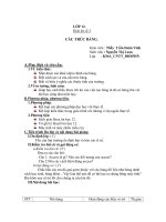 Giáo án số 3.CẤU TRÚC BẢNG ppsx