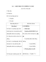 Bài 3: KHÁI NIỆM VỀ XÀ PHÒNG VÀ CHẤT GIẶT RỮA TỔNG HỢP potx