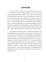 tác động của cuộc khủng hoảng kinh tế thế giới 2007 - 2010 và vị thế của hàng nông sản việt nam trong chuỗi giá trị toàn cầu
