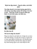 Bệnh tim đập nhanh – Nguyên nhân, cách khắc phục pptx