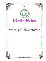 Đề tài triết học 