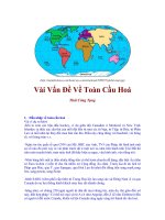 Vài vấn đề về toàn cầu hóa docx